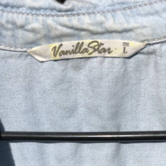 Light blue jean button down - Picture 2 of 3